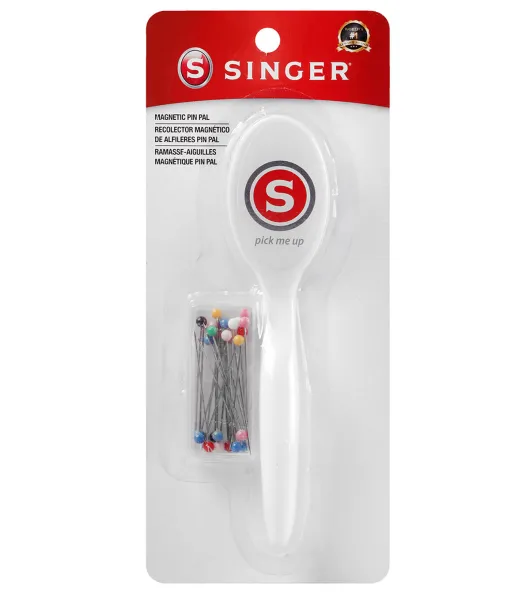 SINGER Pearlized Head Straight Pins Size 24 120ct by Singer