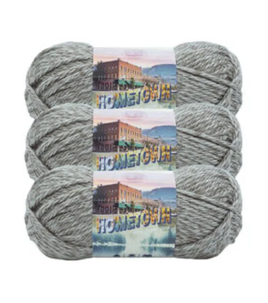 Lion Brand Hometown USA Yarn - Springfield Silver