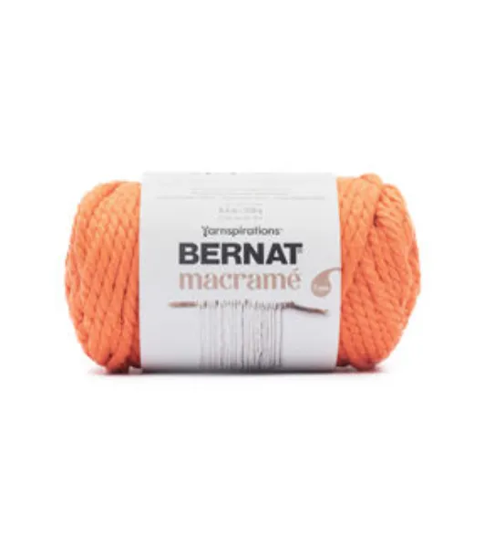 Bernat Macrame Yarn-Burnt Orange