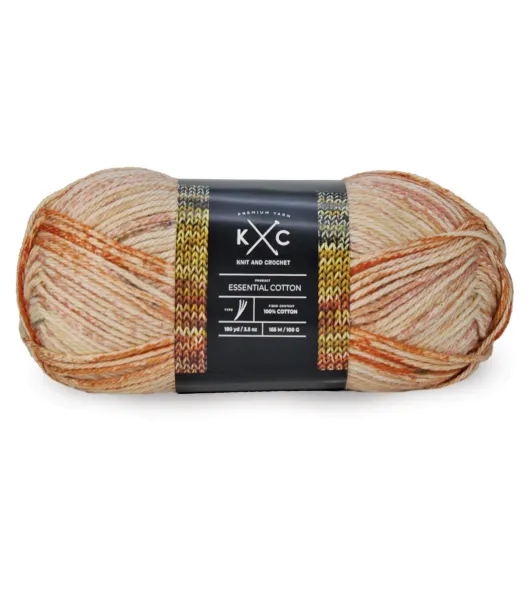 K+C 3.5oz Light Weight Essential Cotton Yarn - White - K+C Yarn - Yarn & Needlecrafts