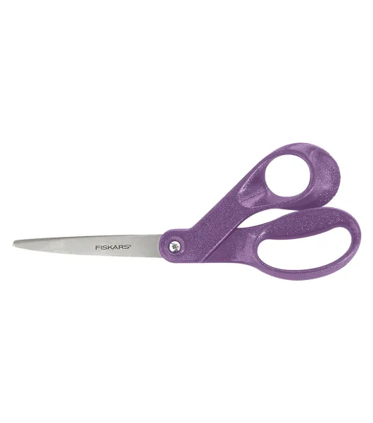 Fiskars 8” Premier Glitter Purple Scissors by Fiskars | Joann x Ribblr