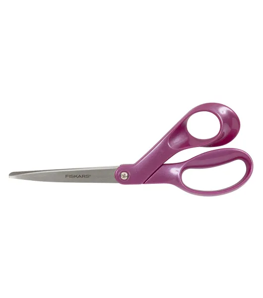 Fiskars 8 Metallic Pink Scissors