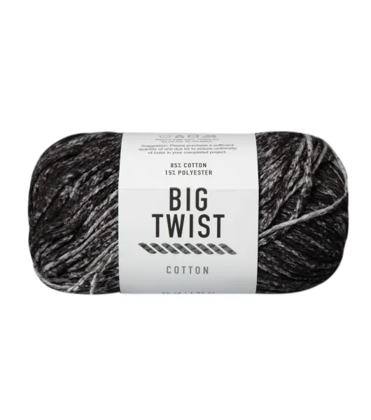 Big Twist 2oz Medium Weight Cotton Blend 107yd Yarn - White - Big Twist Yarn - Yarn & Needlecrafts