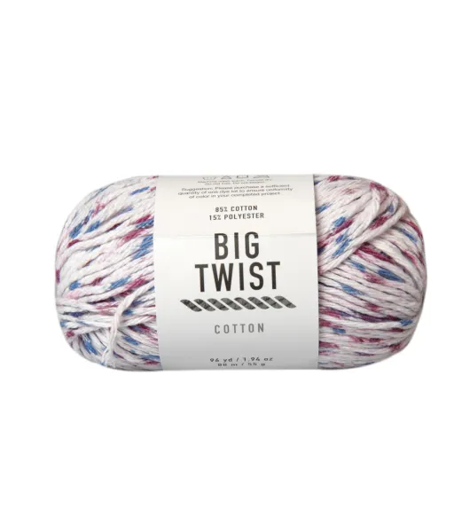 Big Twist 2oz Medium Weight Cotton Blend 107yd Yarn - White - Big Twist Yarn - Yarn & Needlecrafts