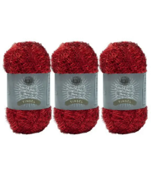 Red Black Polished Silver Metallic 6 Pop Poms - I Love Cheer®