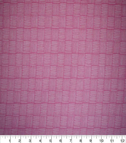 Striped Cotton Fabric Squares