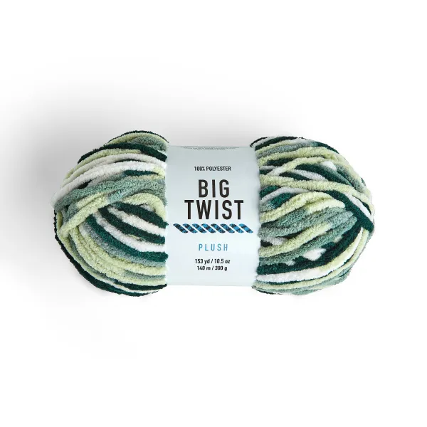 4pk Solid Soft Grey Medium Weight Acrylic 380yd Value Yarn by Big Twist by  Big Twist