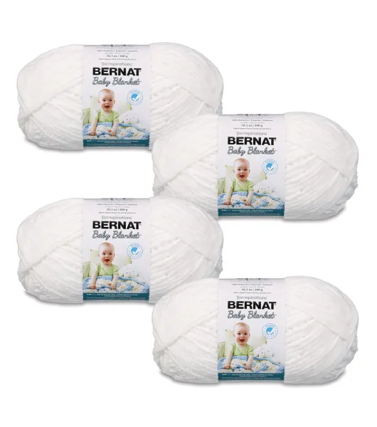 Bernat Baby Blanket Yarn 4pk by Bernat