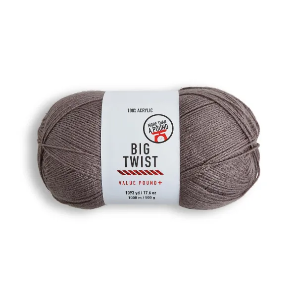 Big Twist Medium Weight Acrylic Value Pound Plus Yarn - White - Big Twist Yarn - Yarn & Needlecrafts