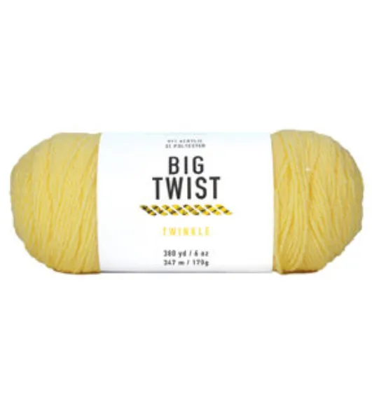 Big Twist 6oz Light Weight Acrylic 219yd Shine - White - Big Twist Yarn - Yarn & Needlecrafts