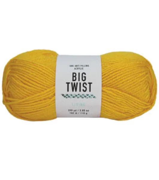 4oz Medium Weight Anti Pilling Acrylic 199yd Living Yarn by Big Twist -  Cream - Yahoo Shopping