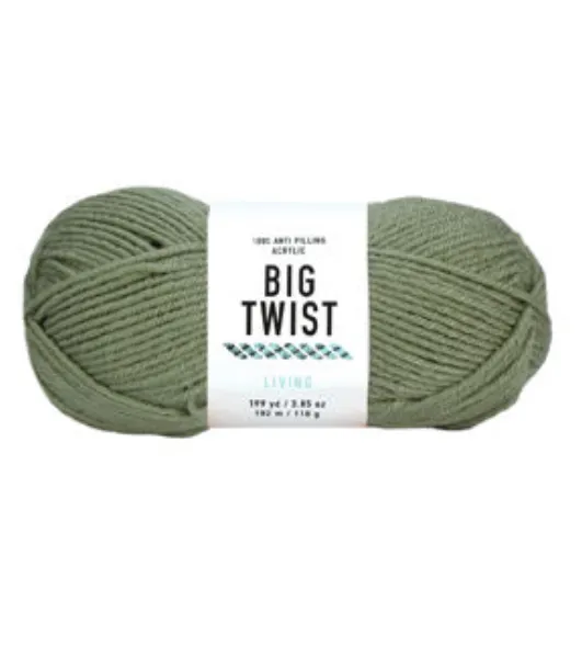 4oz Medium Weight Anti Pilling Acrylic 199yd Living Yarn by Big