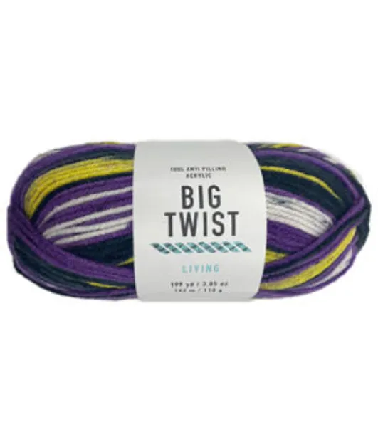 4oz Medium Weight Anti Pilling Acrylic 199yd Living Yarn by Big Twist -  Cream - Yahoo Shopping