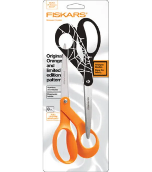 Fiskars® 8 Gray Performance Bent Scissor