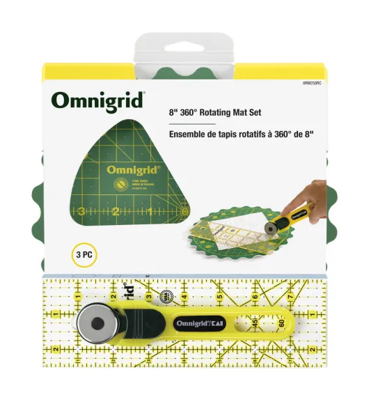 Omnigrid 8” 360° Rotating Mat Set by Omnigrid