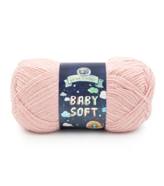 Lion Brand Baby Soft Yarn-Natural 