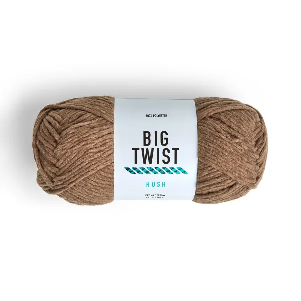 Big Twist 7oz Bulky Polyester Posh Yarn - Black Sesame Ice Cream - Big Twist Yarn - Yarn & Needlecrafts