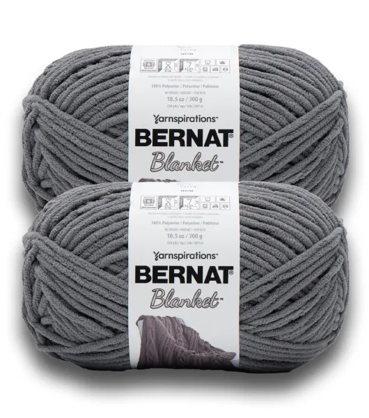 Bernat Blanket Yarn, Pale Grey