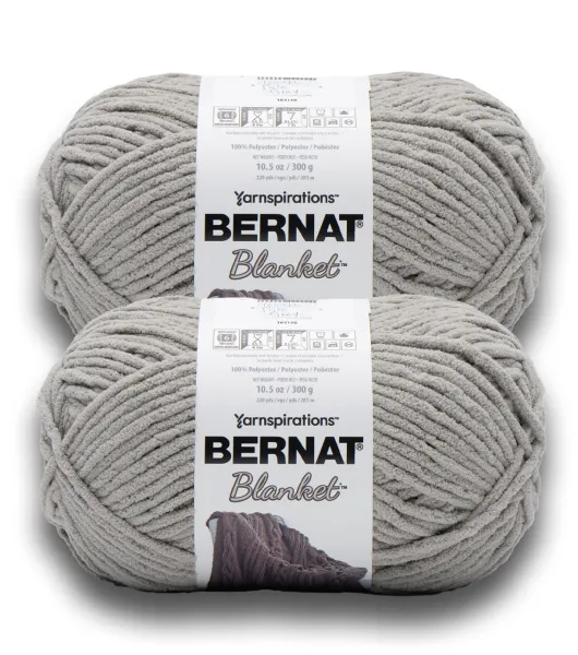 Bernat Blanket Big Yarn (300g/10.5oz),Taupe Gray