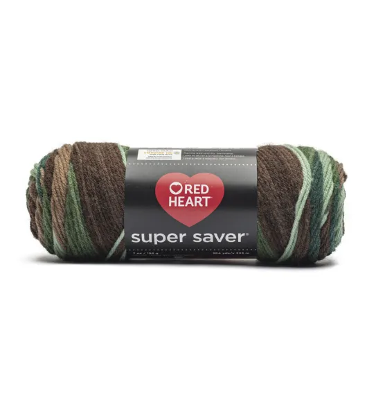 Red Heart Super Saver Yarn Green Tones