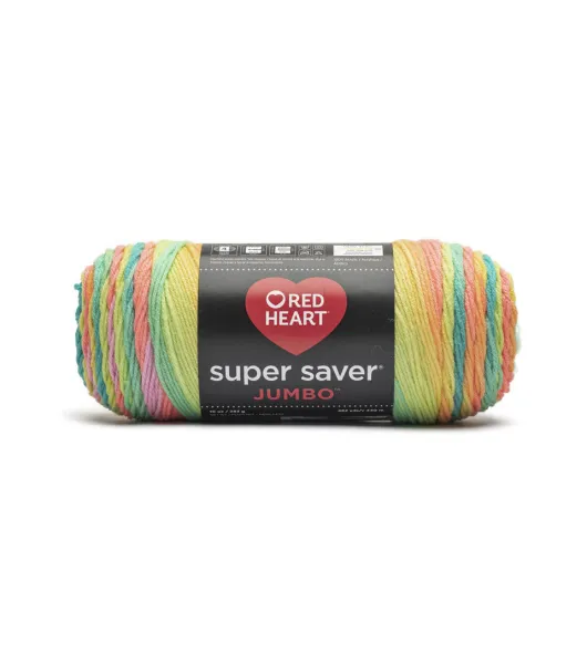 Red Heart Super Saver Yarn, RETRO STRIPE 