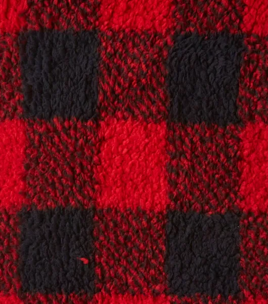 Eddie Bauer Red & Black Buffalo Flannel Prints Fabric