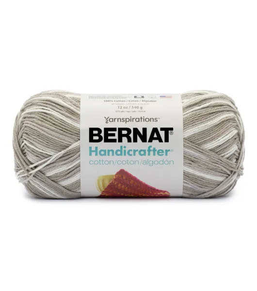 Bernat Handicrafter Cotton Ombres Yarn - Wooded Moss