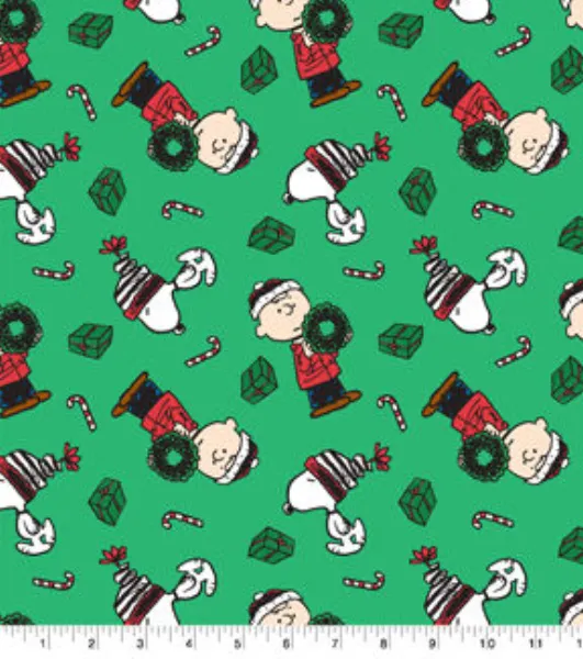 Peanuts Classic Christmas Christmas Cotton Fabric