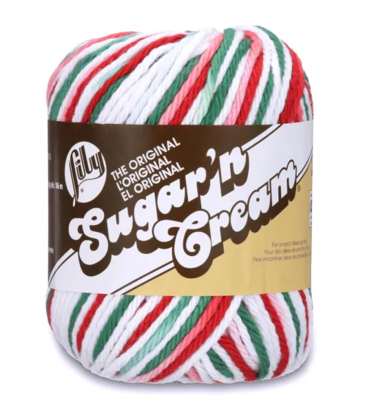 Lily Sugar n Cream Yarn, 100% Cotton Machine Washable & Dryable