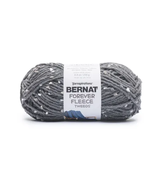 Bernat Forever Fleece Yarn - White Noise