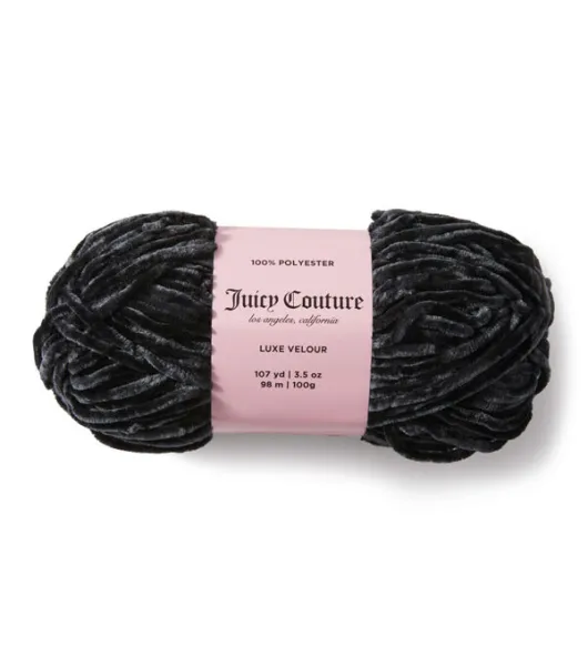 Juicy Couture 3.5oz Bulky Polyester Juicy Luxe Velour Yarn by Juicy Couture