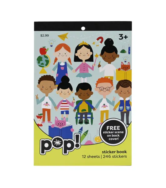 12 Sheet School Kids Stickerbook by POP! by POP! | Joann x Ribblr