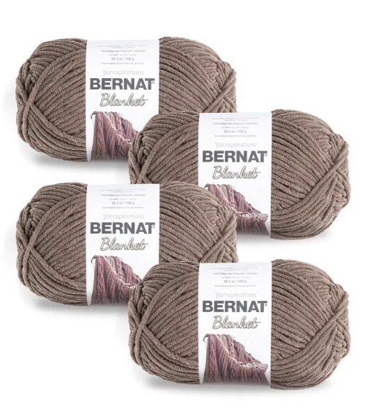 Bernat Blanket Yarn, Taupe