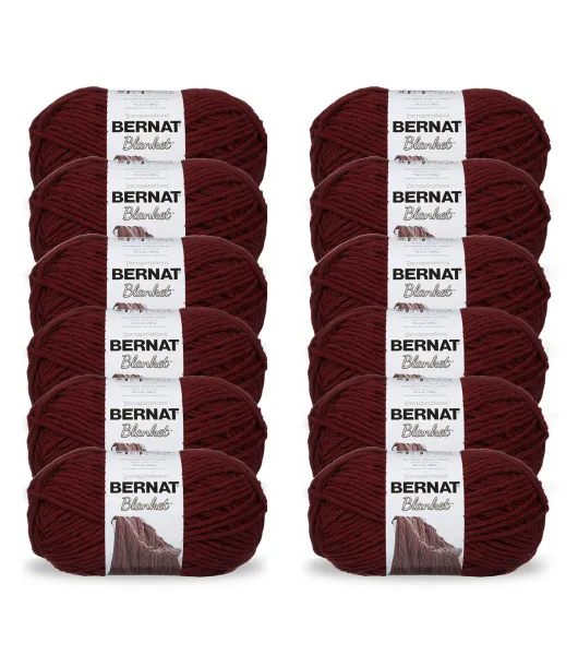 Bernat Blanket Big Ball Yarn-Purple Plum