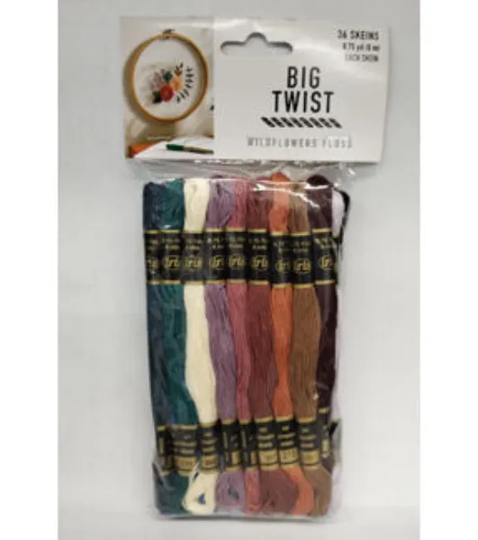 8.7yd Black & White Cotton Embroidery Floss 36ct by Big Twist