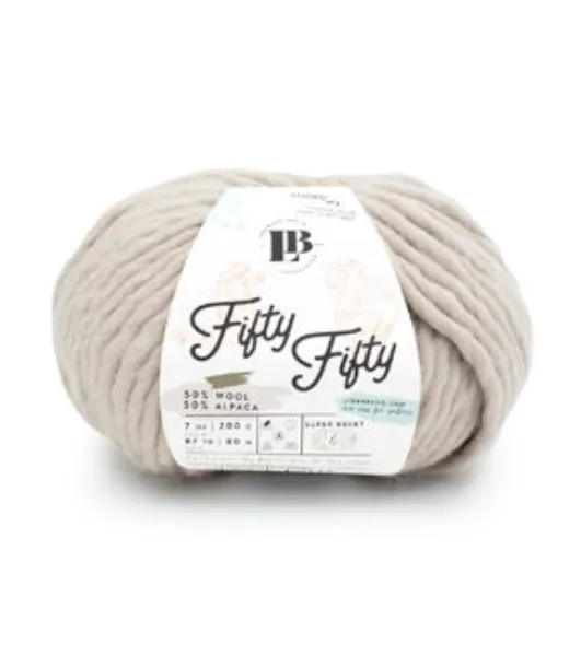Lion Brand Super Bulky Alpaca Fifty Fifty Natural Yarn By Lion Brand