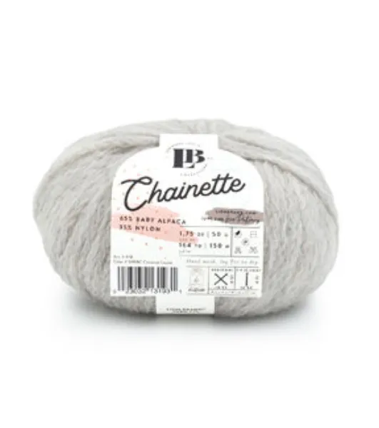 Lion Brand Worsted Chainette Alpaca Yarn Natural Yarn by Lion Brand