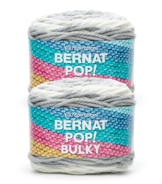 Bernat POP! 2pk Super Bulky Acrylic Yarn by Bernat