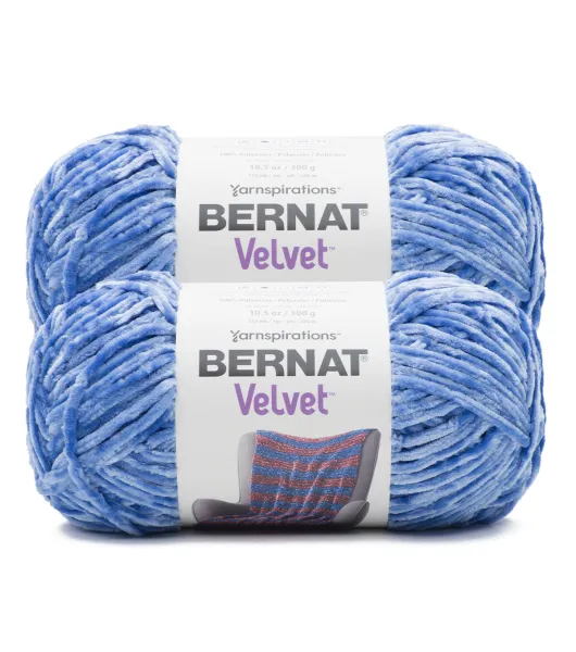 Bernat 2pk Bulkly Polyester Velvet Yarn by Bernat