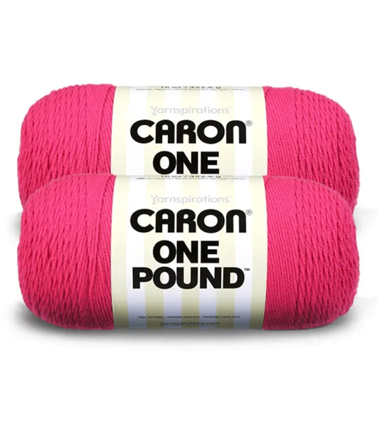Caron 2pk Medium Weight Acrylic One Pound Yarn by Caron