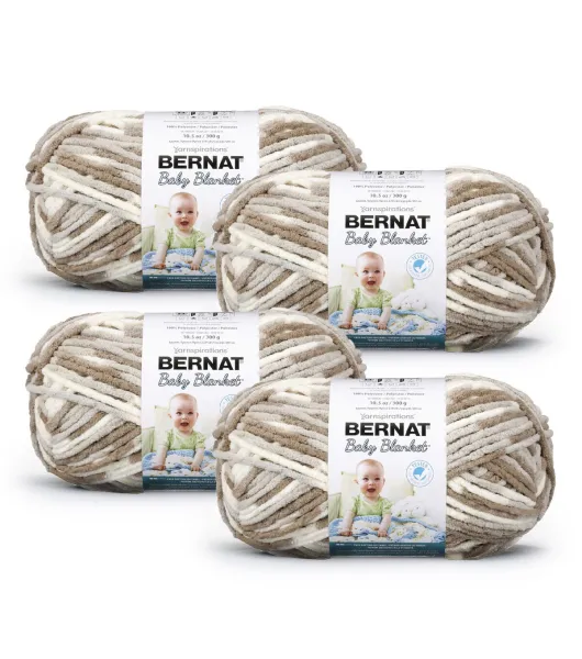 Bernat Baby Blanket Yarn 4pk by Bernat