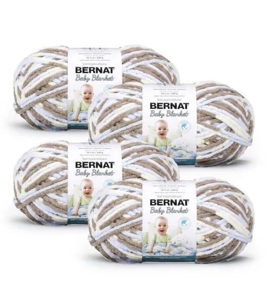 Bernat Baby Blanket Yarn 4pk by Bernat