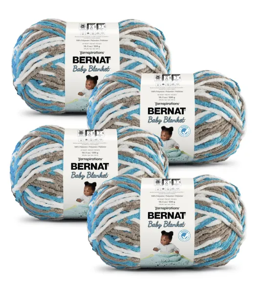 Bernat Baby Blanket Yarn 4pk by Bernat