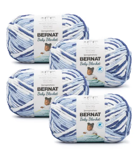 Bernat Baby Blanket Yarn 4pk by Bernat