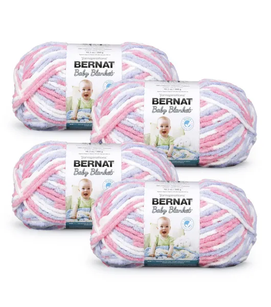 Bernat Baby Blanket Yarn 4pk by Bernat