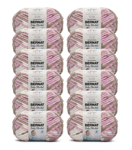 Bernat Baby Blanket Yarn, Buttercup - 10.5 oz