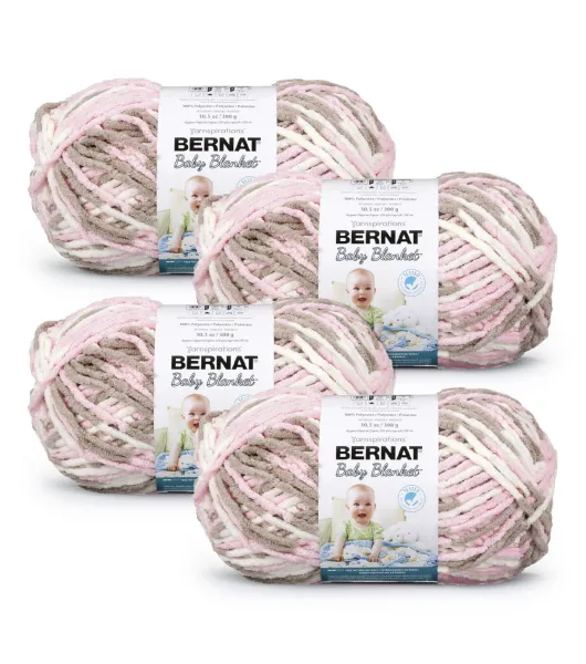 Bernat Baby Blanket Yarn 4pk by Bernat