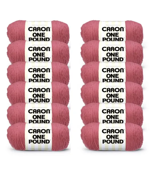 SOFT PINK CARON ONE POUND YARN