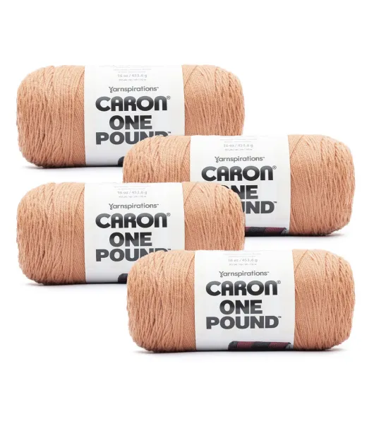 Caron One Pound Yarn-Peach