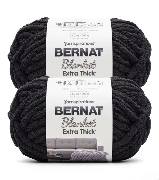 Bernat Extra Thick Blanket Yarn 2pk by Bernat